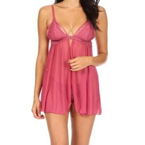 French Affair Babydoll and g-string set. New with tags. Size medium